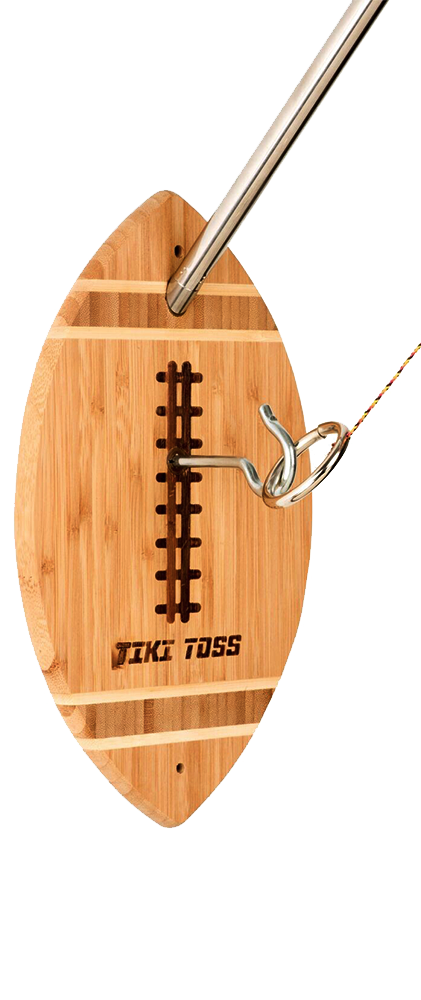 tiki toss game set up