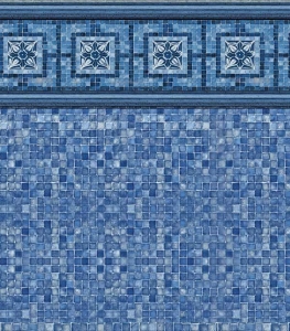 Vintage / Blue Mosaic