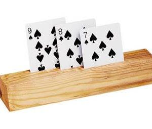 9" Wooden Card Holder
