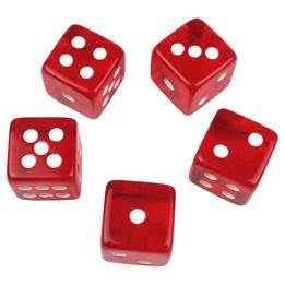Buy Dice - Set of 5 | The Pool Shoppe
