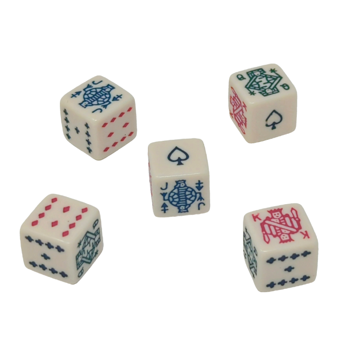 5 Piece Poker Dice Game
