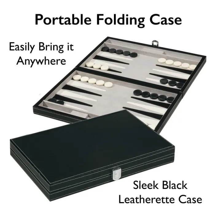 Classic 15" Backgammon Set - Image 4