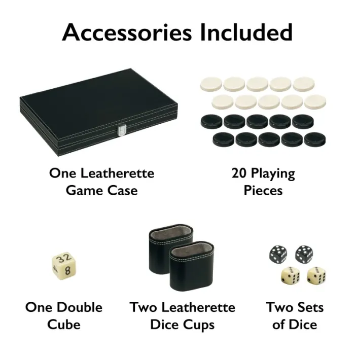 Classic 15" Backgammon Set - Image 3