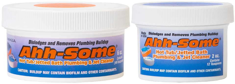 Ahh-Some- Hot Tub Cleaner, Clean Pipes & Jets Gunk Build Up | Clear &  Soften Water For Jetted Tub or Swim Spa | Top Water Clarifier 6 oz