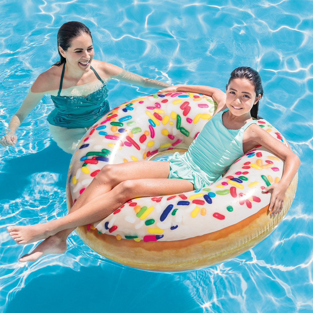 Sprinkle Donut Inflatable Pool Swim Tube - Image 4