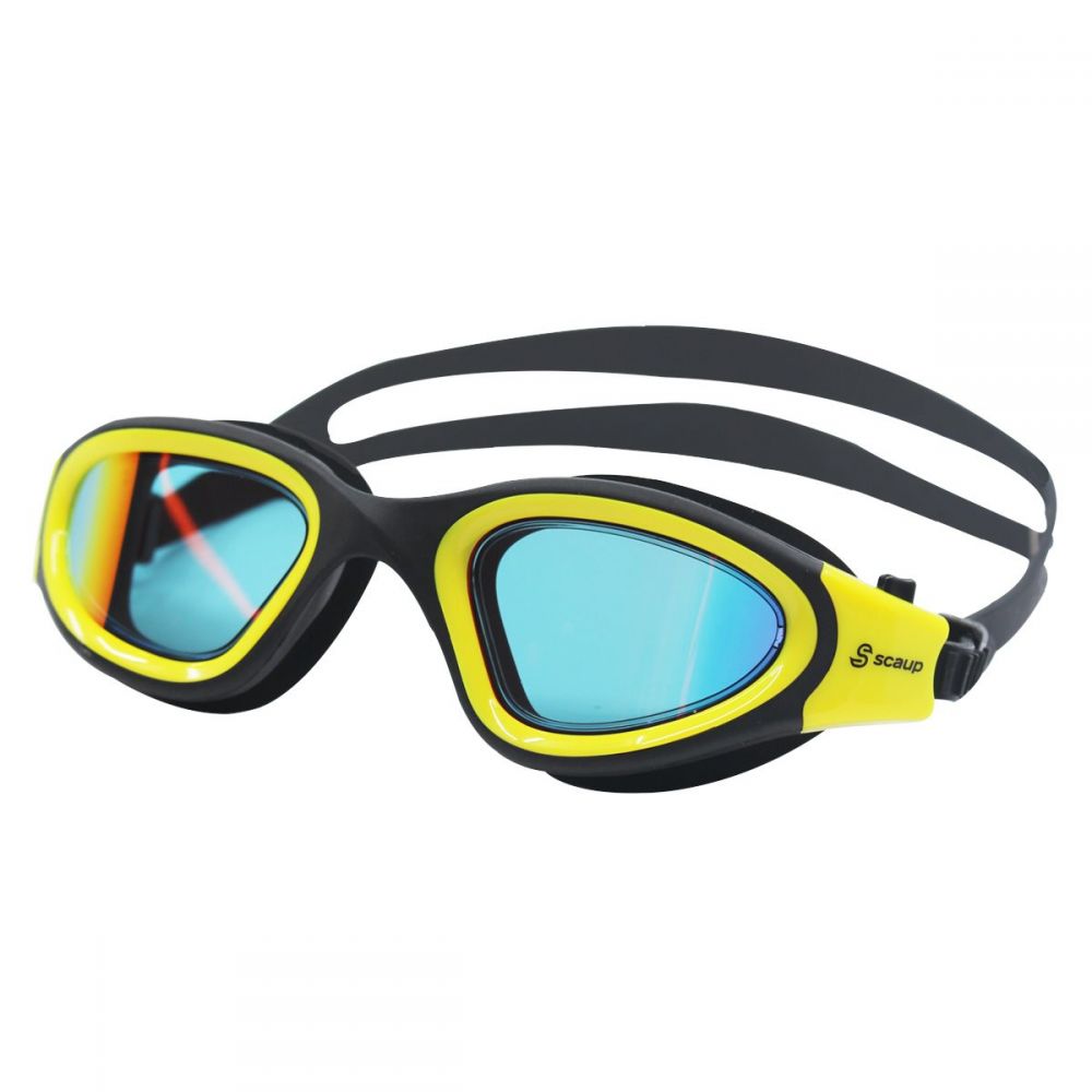 SCAUP Balos Pro Swimming Goggles - Anti-Fog Swim Goggles With Uv Protection for Adults In Yellow