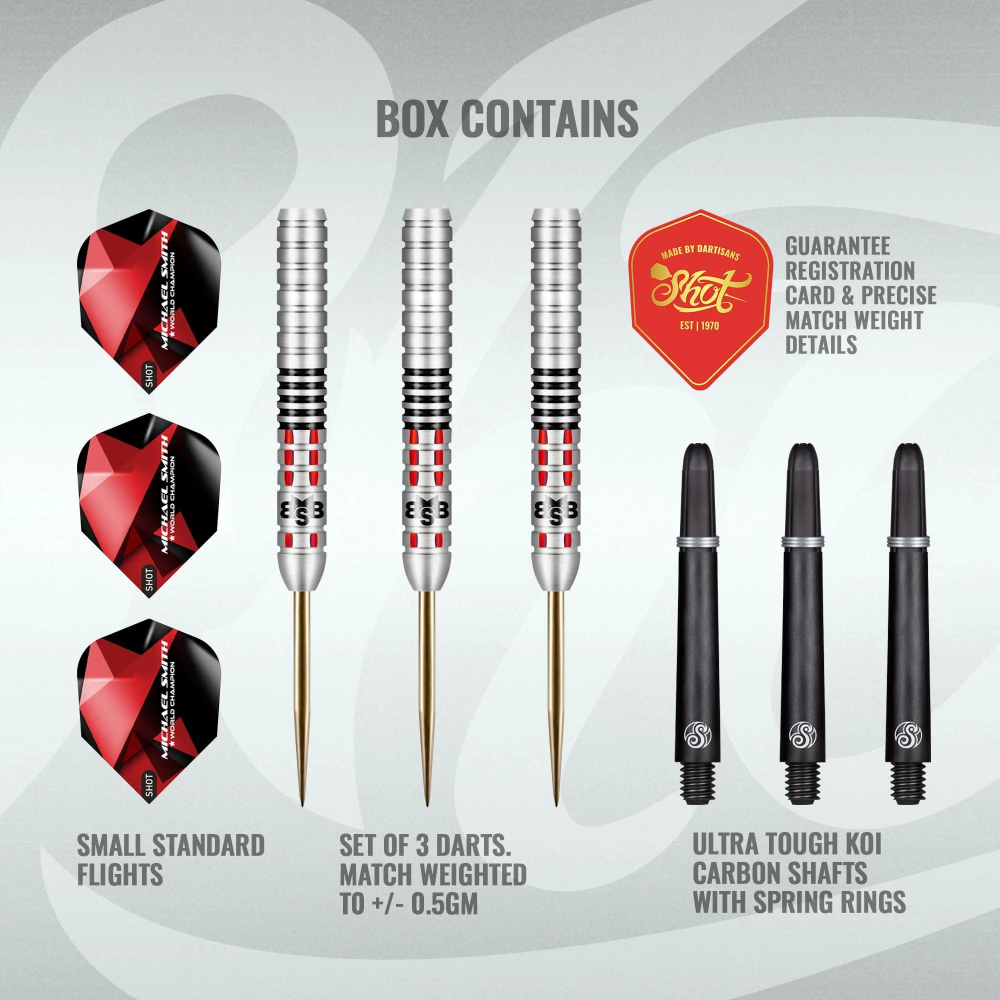 Michael Smith Achieve 90% Tungsten - Steel Tip Dart Set - Image 3