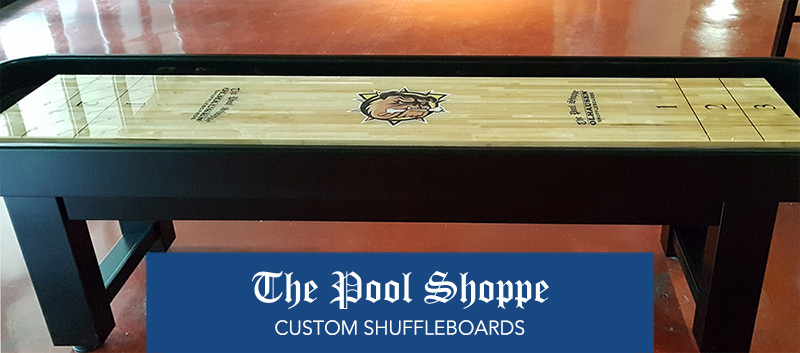 Hamilton Bulldogs Custom Shuffleboard Table