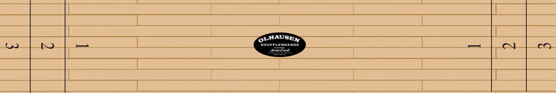 Standard Shuffleboard Layout - Option 2