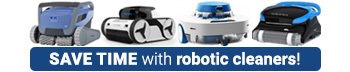 Save time with robotic cleaners!