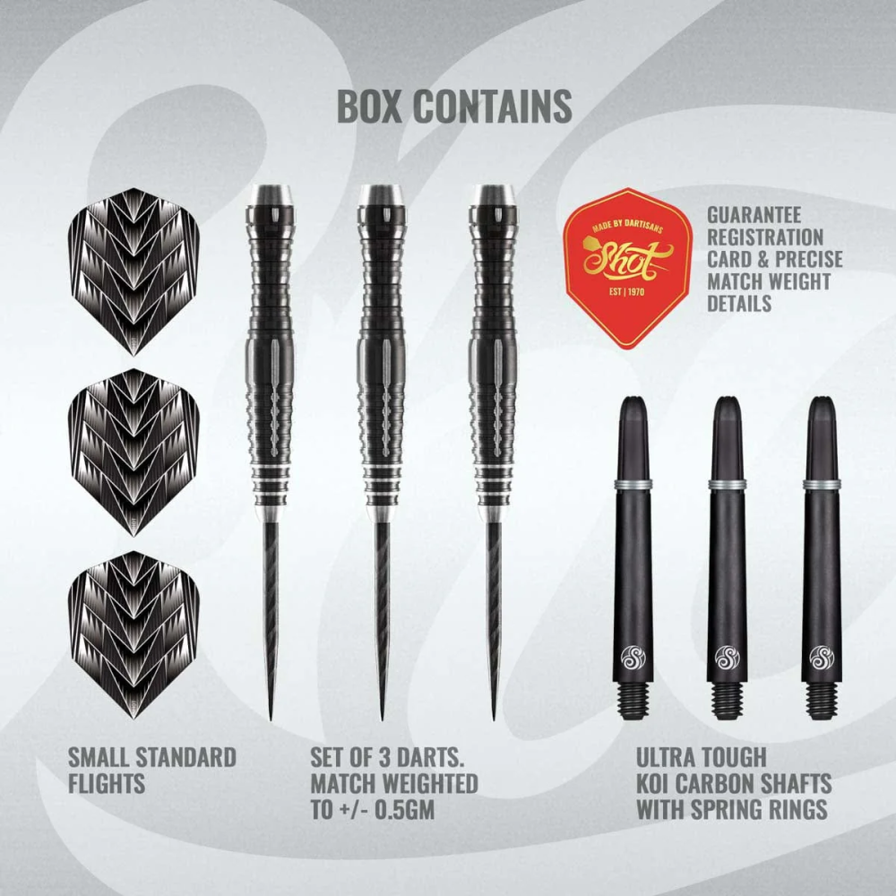 Tribal Weapon Four Series 90% Tungsten - Steel Tip Dart Set - Image 3