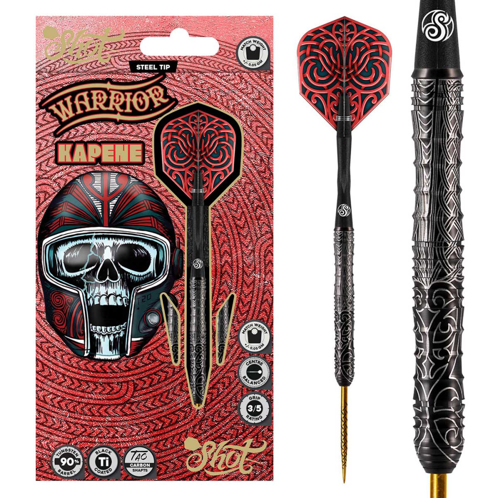 Warrior Kapene 90% Tungsten - Steel Tip Dart Set