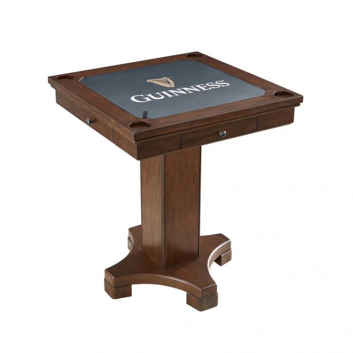 Guinness 42" High-Top Pub & Game Table - Warm Walnut Finish