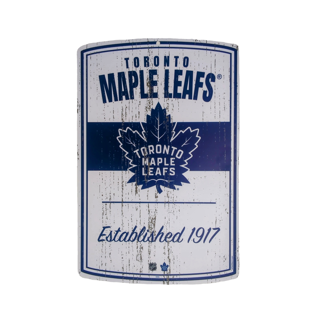 NHL Toronto Maple Leafs 16" x 23" Distressed Established Sign