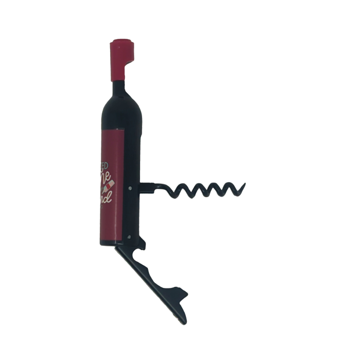 3-in-1 Magnetic Wine & Bottle Cap Opener 'Spiced Wine on my Mind' - Image 2