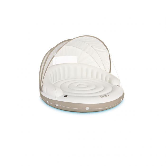 Canopy Island Inflatable Pool Float