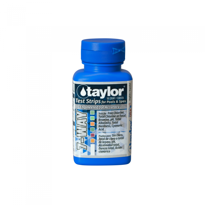 Taylor 7-Way Test Strips (50/Bottle) - Image 2
