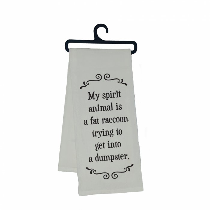 Scrunchy Face Kitchen & Bar Towels - 'Spirit Animal'