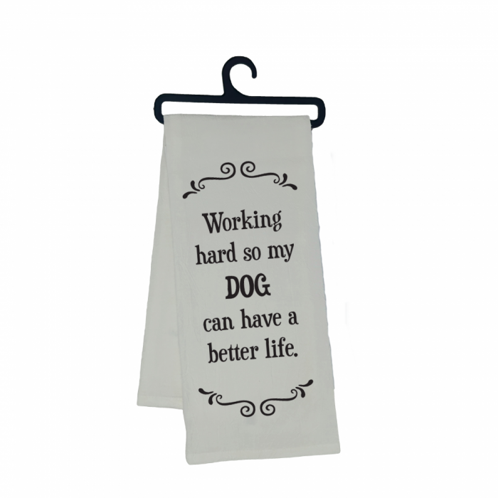 Scrunchy Face Kitchen & Bar Towels - 'My Dog'