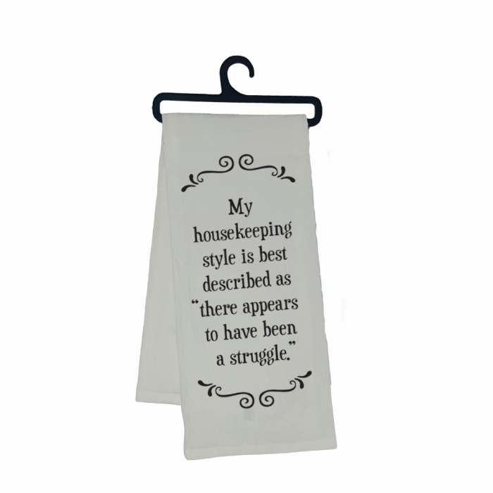 Scrunchy Face Kitchen & Bar Towels - 'Struggle'