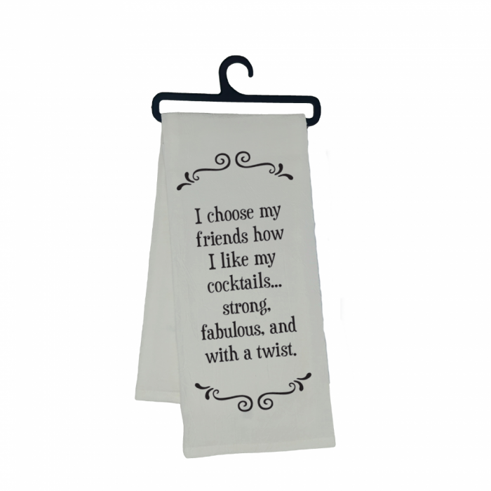Scrunchy Face Kitchen & Bar Towels - 'With A Twist'