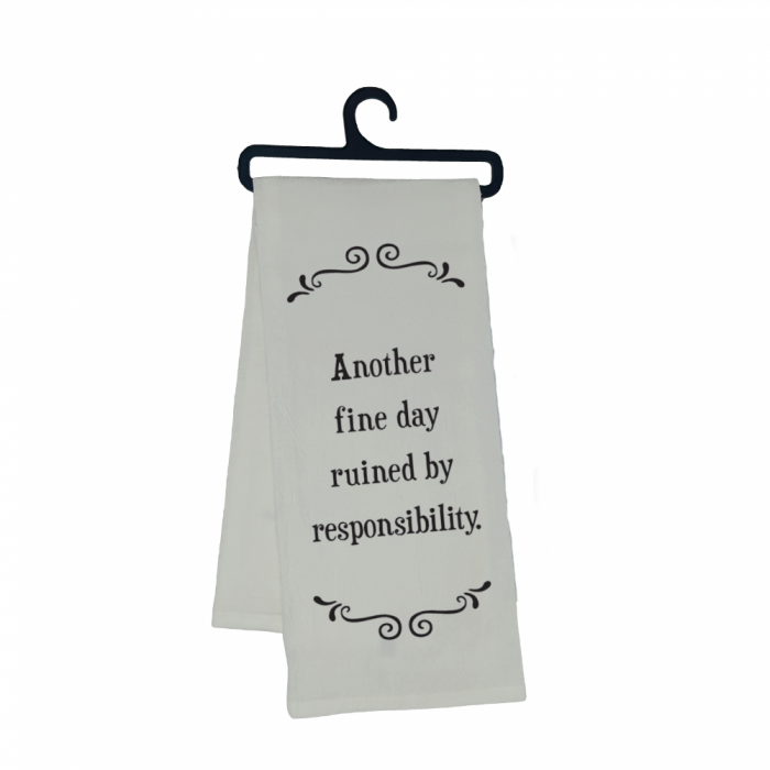 Scrunchy Face Kitchen & Bar Towels - 'Responsibility'