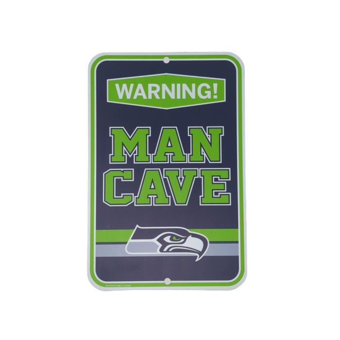 NFL Seattle Seahawks 10" x 15" Man Cave Sign
