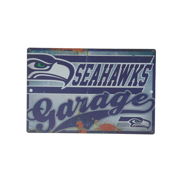 NFL Seattle Seahawks 11" x 7.5" Garage Sign