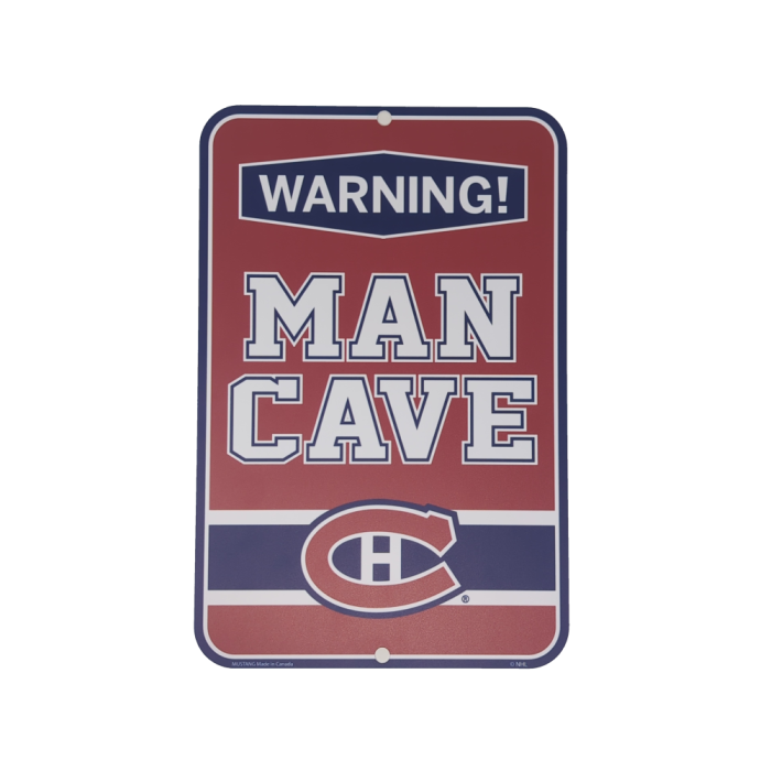 NHL Montreal Canadiens 10" x 15" Man Cave Sign
