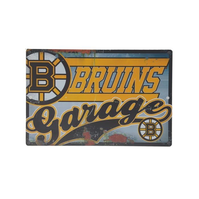 NHL Boston Bruins 11" x 7.5" Garage Sign