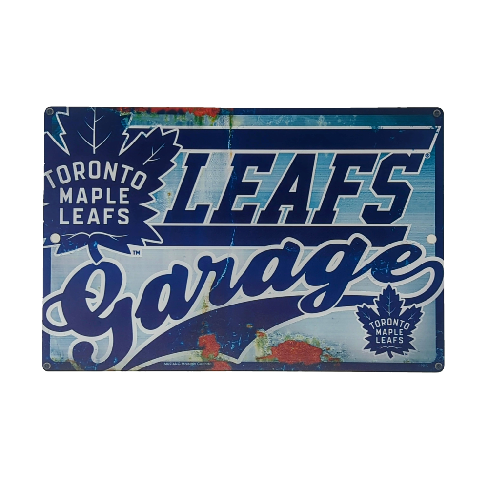 NHL Toronto Maple Leafs 11" x 7.5" Garage Sign