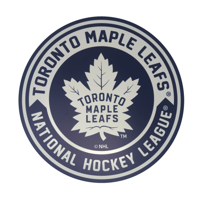 NHL Toronto Maple Leafs 22" Round Sign