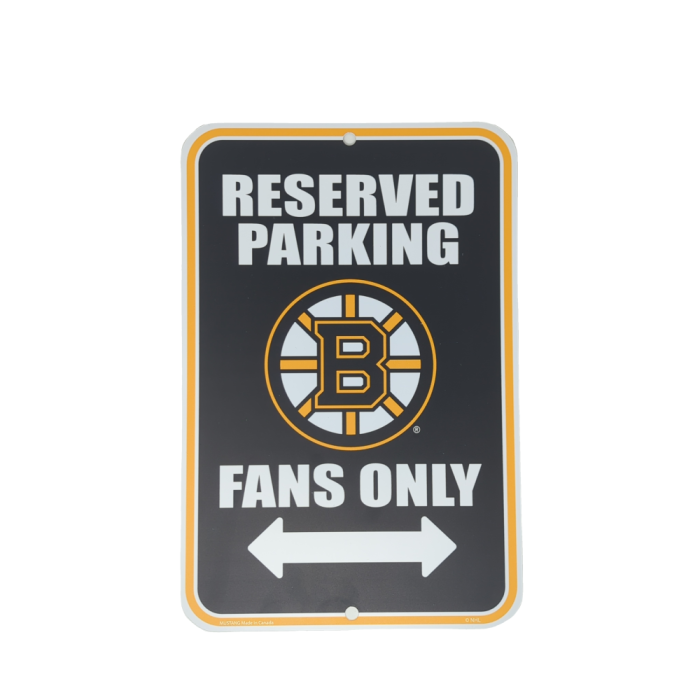 NHL Boston Bruins 10" x 15" Parking Sign