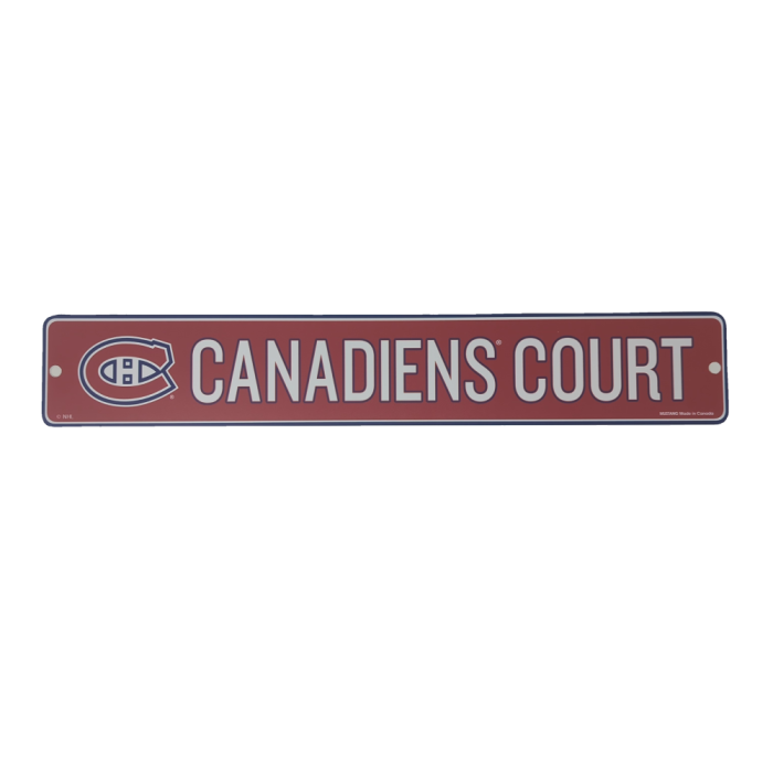 NHL Montreal Canadiens 4" x 23" Street Sign