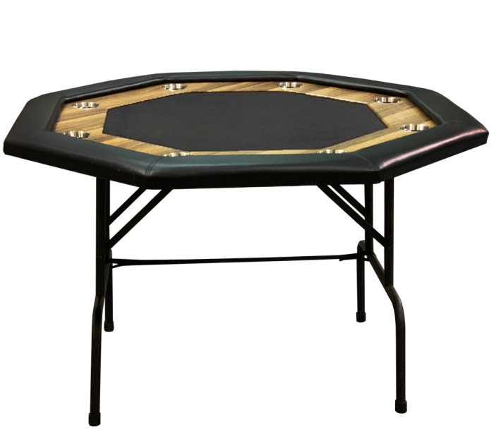 Octagonal 48" Racetrack Folding Poker Table (In-Store Pickup Only)