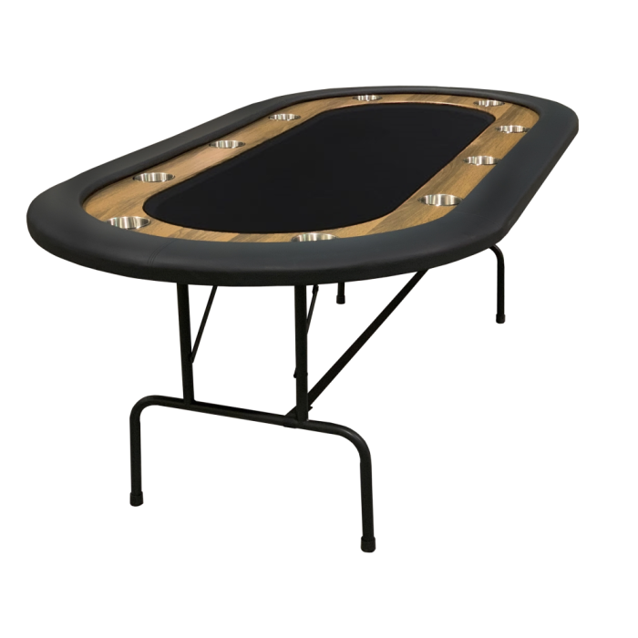Supreme 84" Oval Racetrack Folding Poker Table (In-Store Pickup Only)