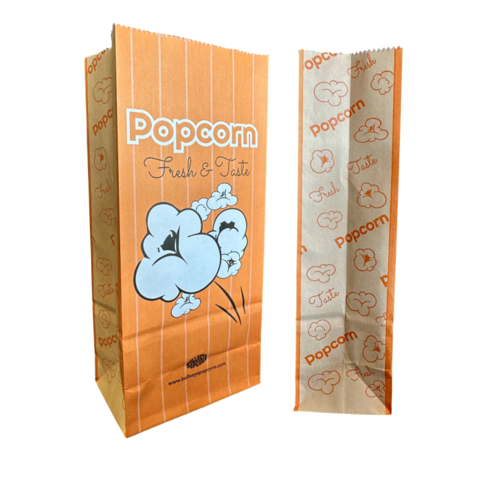 Popcorn Bags 1oz w/ Flat Bottom - 100pk - Image 2
