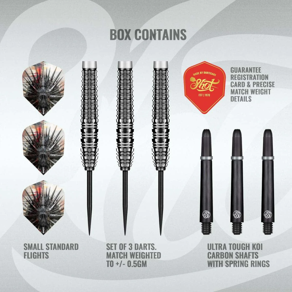 Gnarly Rippah 90% Tungsten Steel Tip Dart Set - Image 3