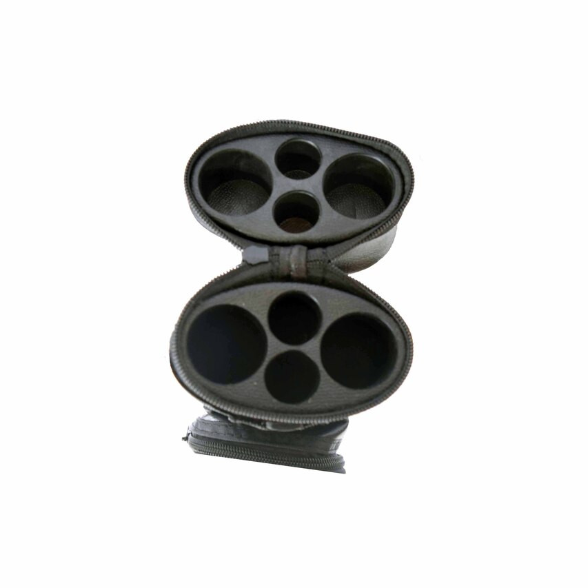 Oval & Trim Hard Cue Case - Blue Trim 2Bx2S - Image 4