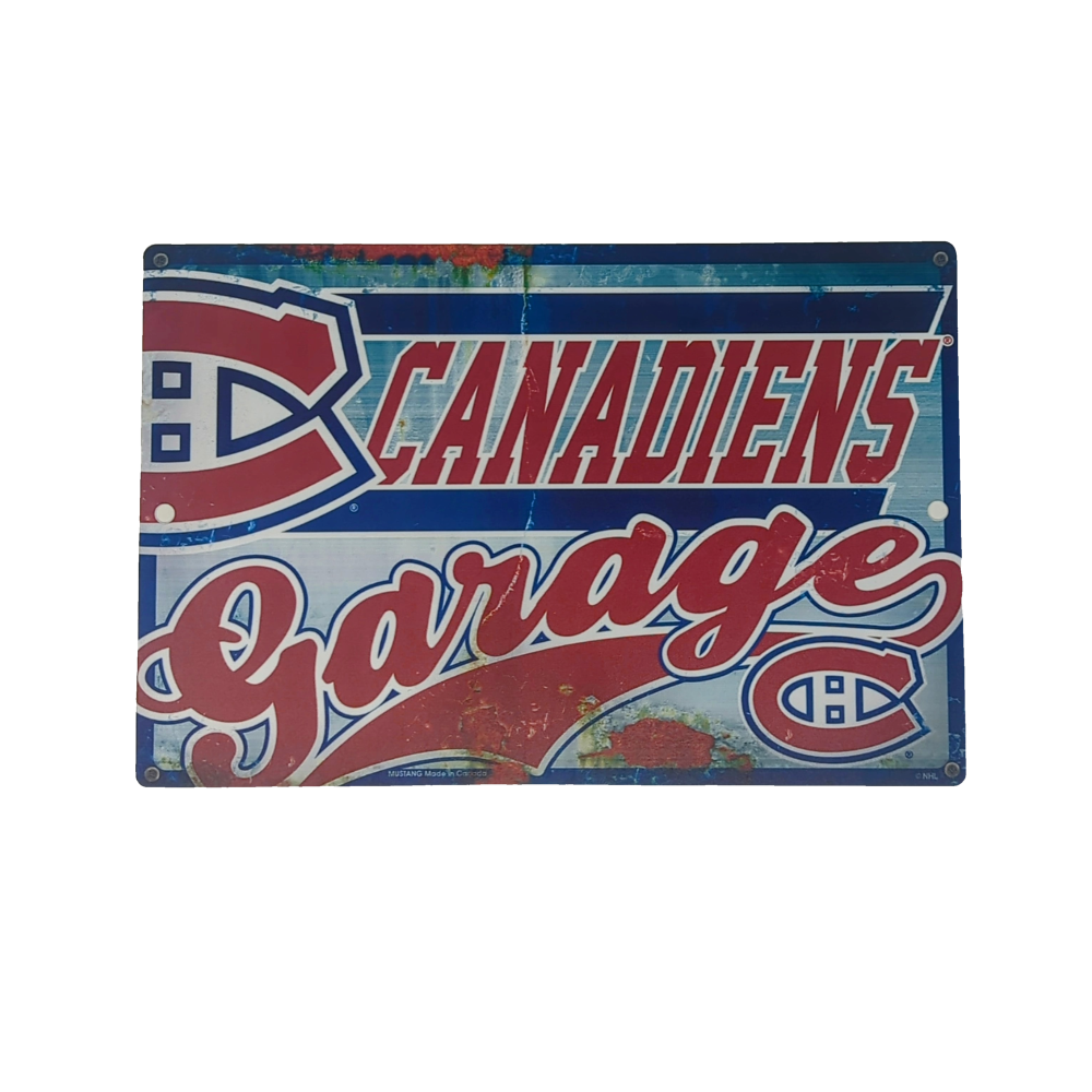 NHL Montreal Canadiens 11" x 7.5" Garage Sign