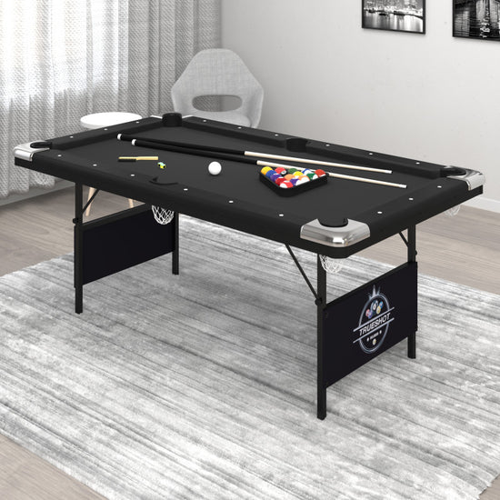 True Shot 6' Folding Billiard Table (In-Store Pickup Only) - Image 3