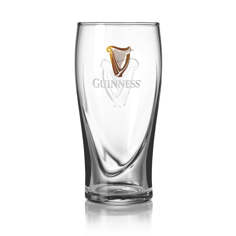 Guinness Embossed Pint Glass - 20oz