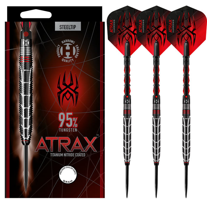 Atrax 95% Tungsten - Steel Tip Dart Set