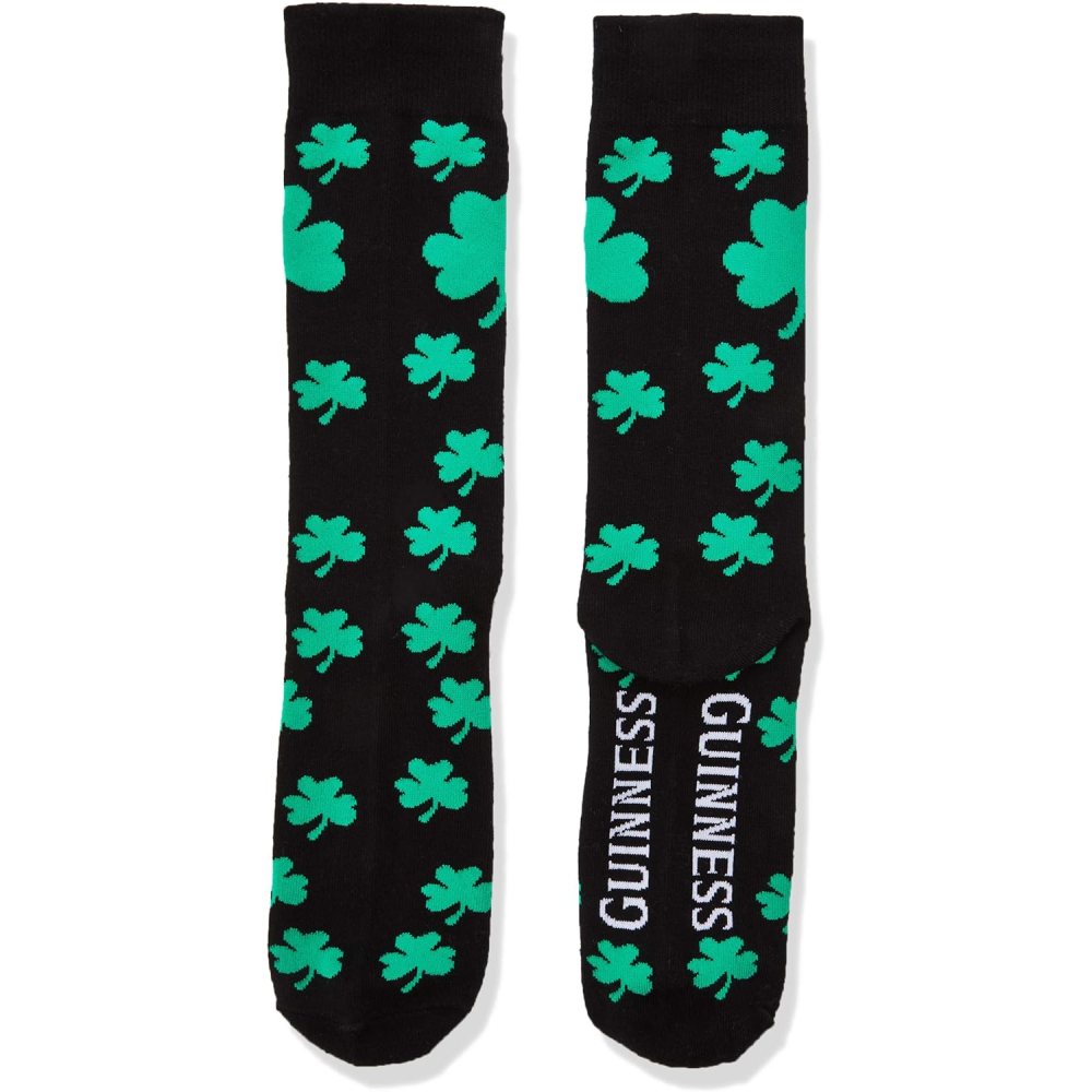 Guinness Novelty Socks - 'Shamrock' - 1 Pair (U.S Size 6- 11)