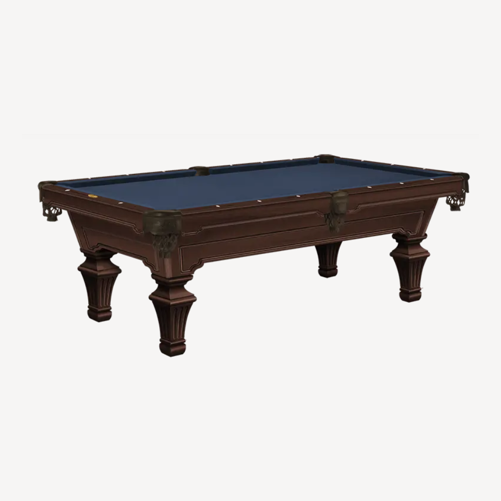 Hampton 4.5'x 9' Olhausen Billiard Table with Cavalier Rails - Espresso on Tulipwood - Display Model - Image 4