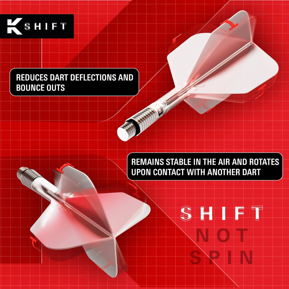Target - K-Shift No. 6 All-In-One Flight & Shaft - Black - Image 3
