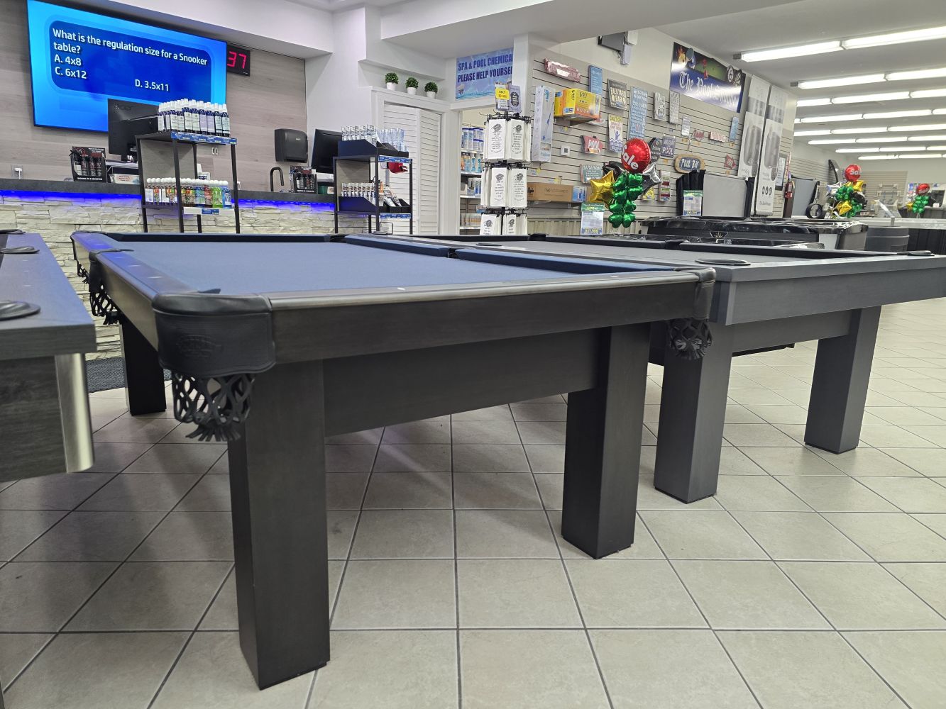 Metro 4'x 8' Olhausen Billiard Table - Matte Coral Ash on Maple - Display Model - Image 2