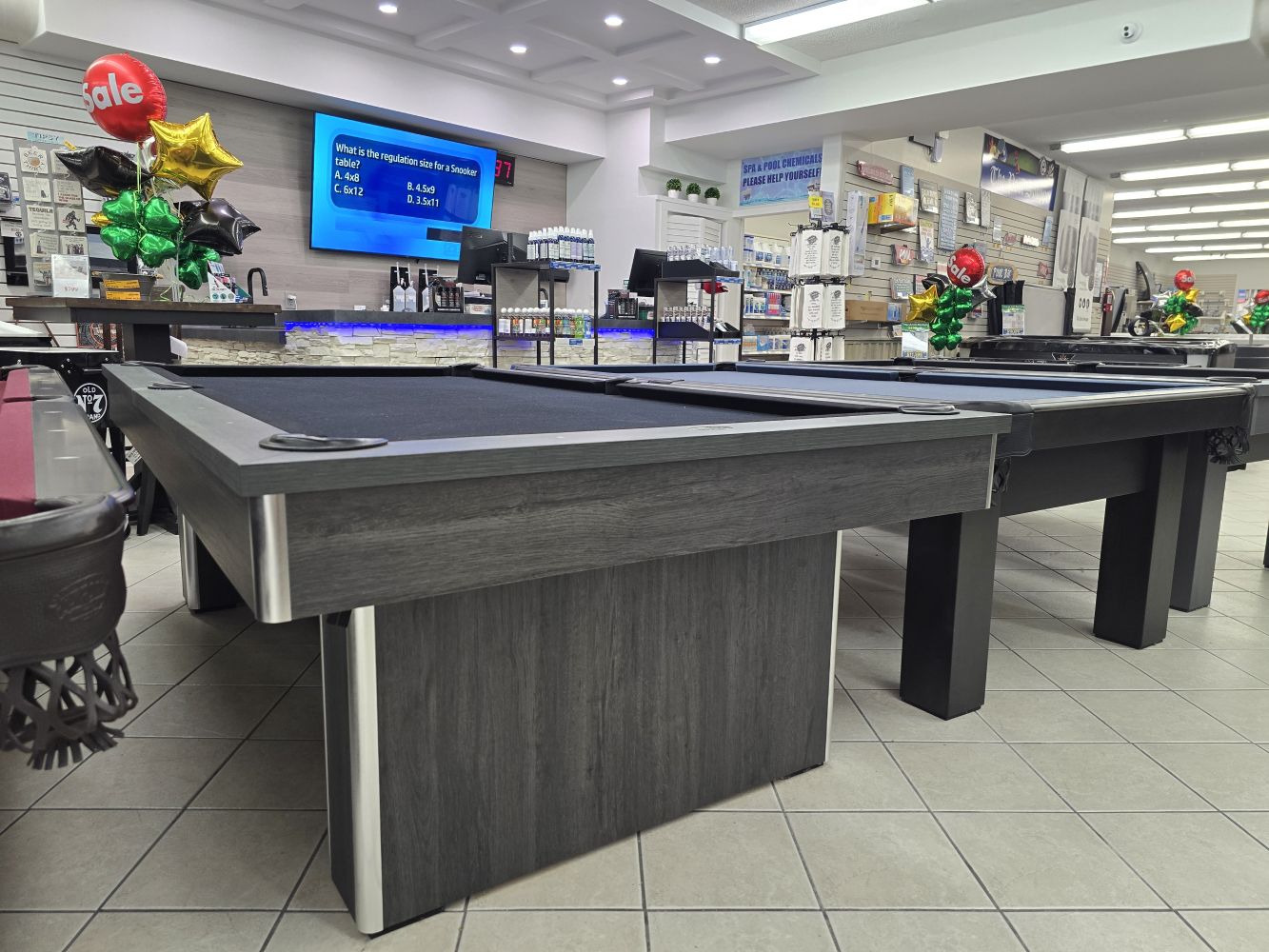 Regent 4'x 8' Olhausen Billiard Table - Arizona Laminate - Display Model - Image 2