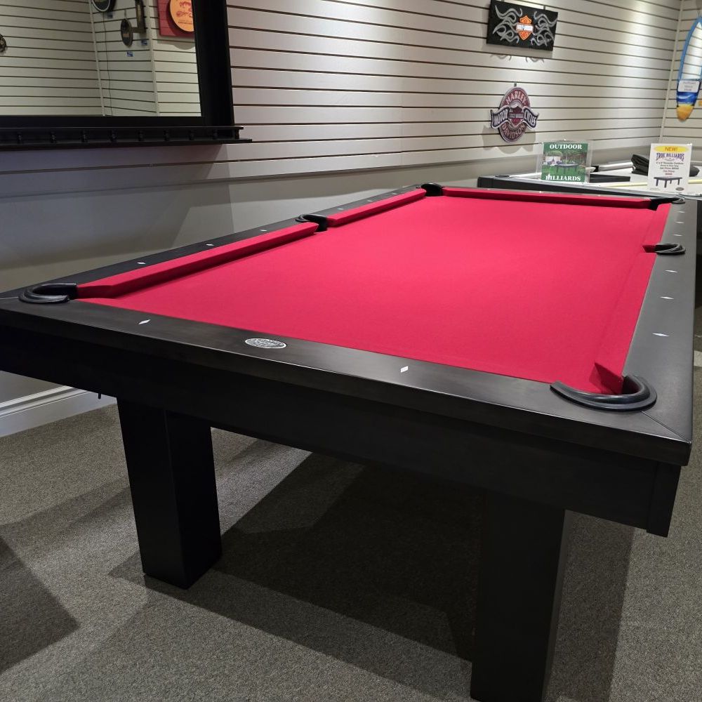 West End 4'x 8' Olhausen Billiard Table - Matte Coral Ash on Maple - Display Model