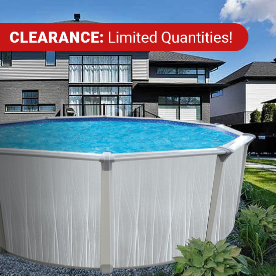 Capri Aboveground Swimming Pool: Clearance – Limited Quantities! Capri Aboveground Swimming Pool: Clearance - Limited Quantities!